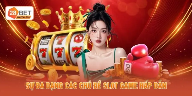 Sự đa dạng các chủ đề slot game hấp dẫn