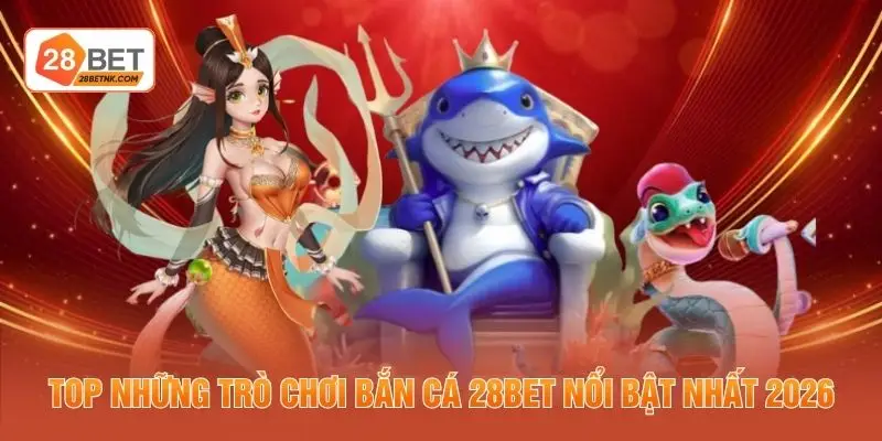 Top những trò chơi bắn cá 28BET nổi bật nhất 2026
